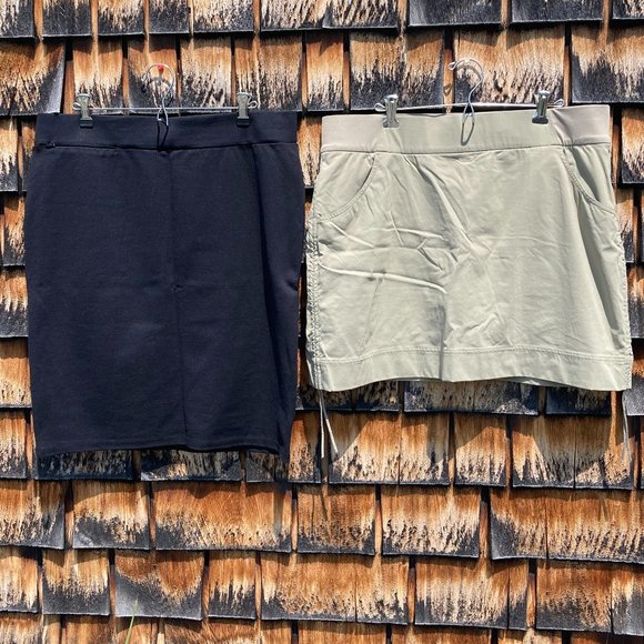 EUC LOT BUNDLE XL Toad & Co Columbia Omni-Shield Summer Skirts Skort Active Hike - Picture 1 of 6